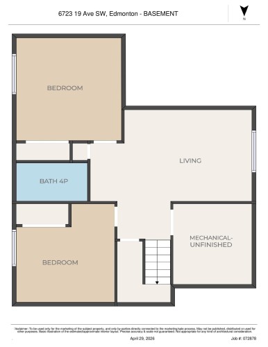 Floor plan - 6723 19 Avenue, Edmonton, AB 