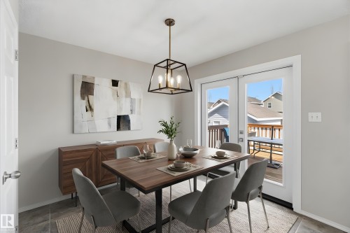 2003 71 Street, Edmonton, AB - Indoor Photo Showing Dining Room