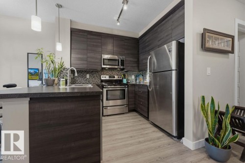 108 2588 Anderson Way, Edmonton, AB - Indoor Photo Showing Kitchen With Stainless Steel Kitchen