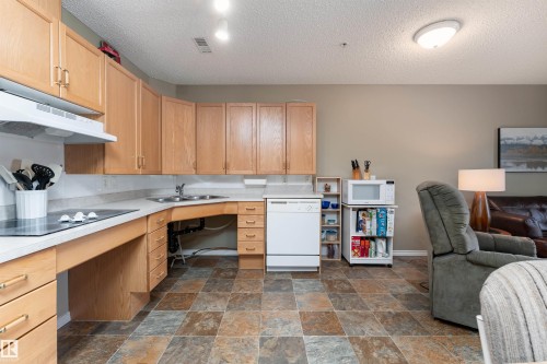 221 16303 95 Street, Edmonton, AB - Indoor Photo Showing Kitchen With Double Sink