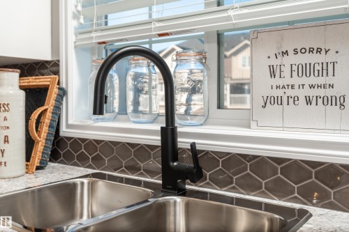 69 20 Augustine Crescent, Sherwood Park, AB - Indoor Photo Showing Kitchen With Double Sink