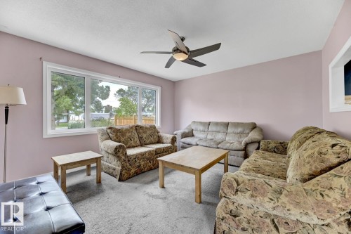 4911 106 Street, Edmonton, AB - Indoor Photo Showing Living Room