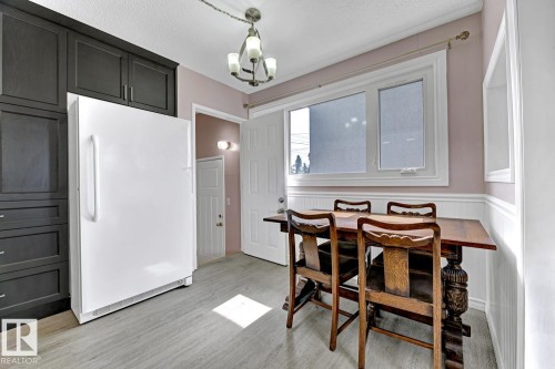4911 106 Street, Edmonton, AB - Indoor Photo Showing Dining Room