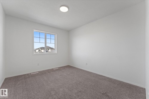 Room featuring neutral-toned carpeting and white painted walls - 326 Silver Berry Road, Edmonton, AB - Indoor Photo Showing Other Room