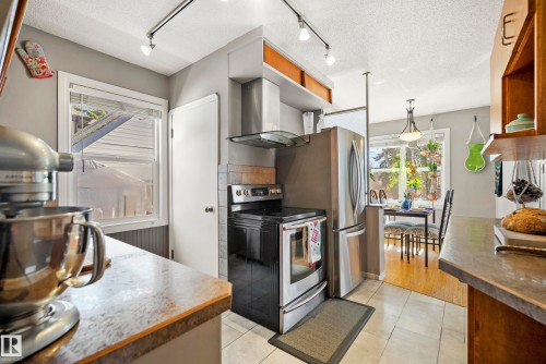 8946 80 Avenue, Edmonton, AB - Indoor Photo Showing Kitchen With Stainless Steel Kitchen