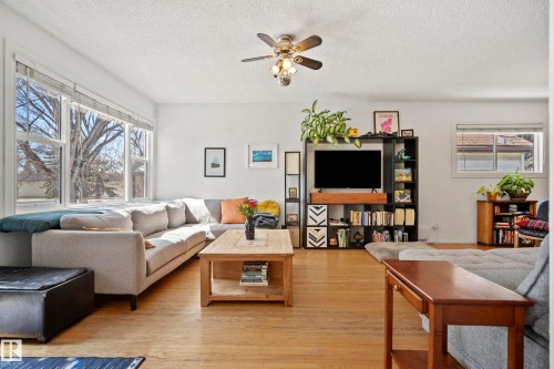 8946 80 Avenue, Edmonton, AB - Indoor Photo Showing Living Room