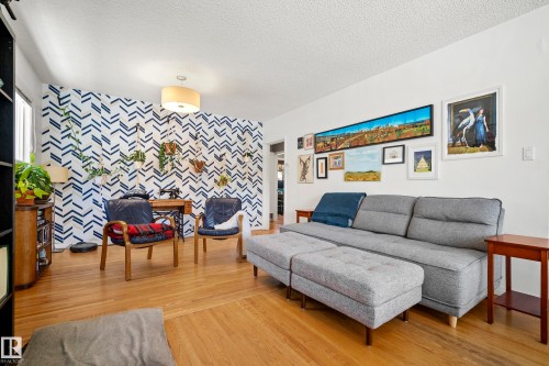 8946 80 Avenue, Edmonton, AB - Indoor Photo Showing Living Room