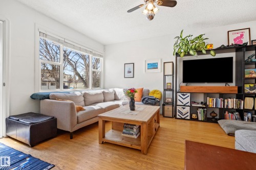8946 80 Avenue, Edmonton, AB - Indoor Photo Showing Living Room
