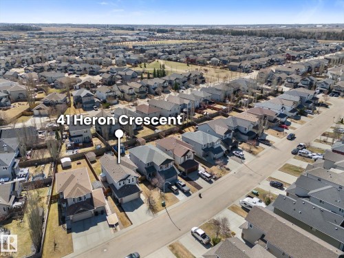 Residential community with a uniform architectural style - 41 Heron Crescent, Spruce Grove, AB - Outdoor With View