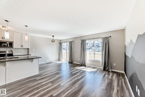 5227 Crabapple Link, Edmonton, AB - Indoor Photo Showing Kitchen With Double Sink