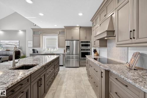 9245 87 Street, Edmonton, AB - Indoor Photo Showing Kitchen With Upgraded Kitchen