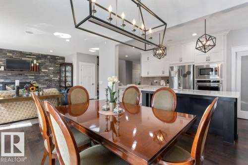72 Enchanted Way N, St. Albert, AB - Indoor Photo Showing Dining Room