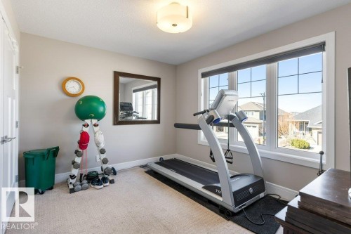 72 Enchanted Way N, St. Albert, AB - Indoor Photo Showing Gym Room