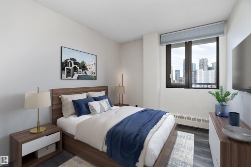 901 10145 109 Street, Edmonton, AB - Indoor Photo Showing Bedroom