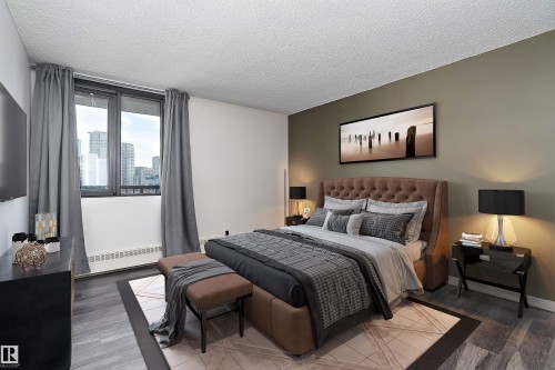 901 10145 109 Street, Edmonton, AB - Indoor Photo Showing Bedroom