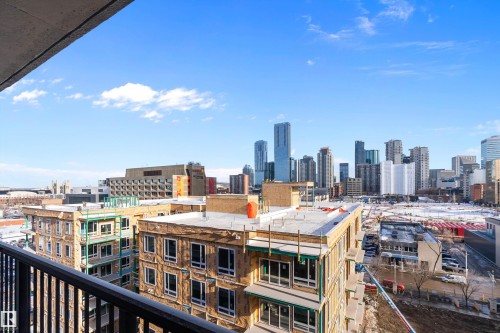 901 10145 109 Street, Edmonton, AB - Outdoor With Balcony With View