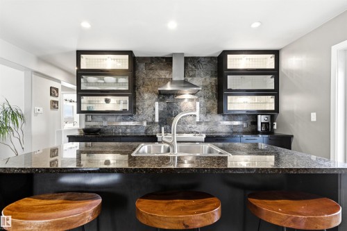10916 60 Avenue, Edmonton, AB - Indoor Photo Showing Kitchen With Double Sink With Upgraded Kitchen