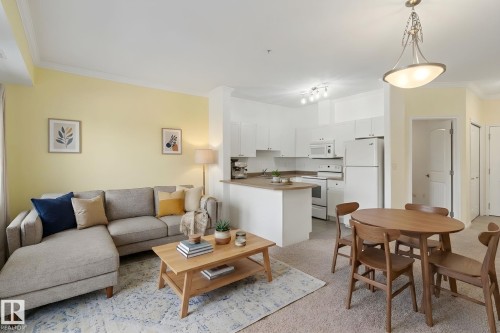 228 8528 82 Avenue, Edmonton, AB - Indoor Photo Showing Living Room