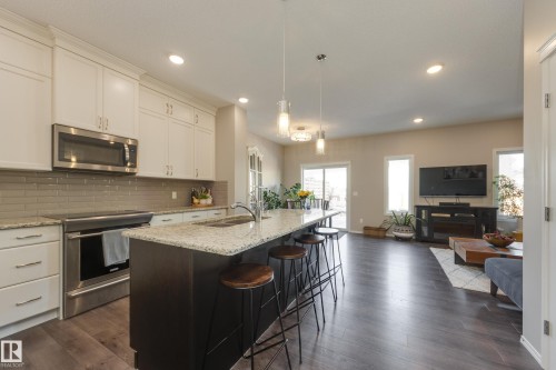12228 176 Avenue, Edmonton, AB - Indoor Photo Showing Kitchen With Upgraded Kitchen