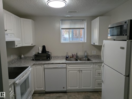 10838 64 Avenue, Edmonton, AB - Indoor Photo Showing Kitchen With Double Sink