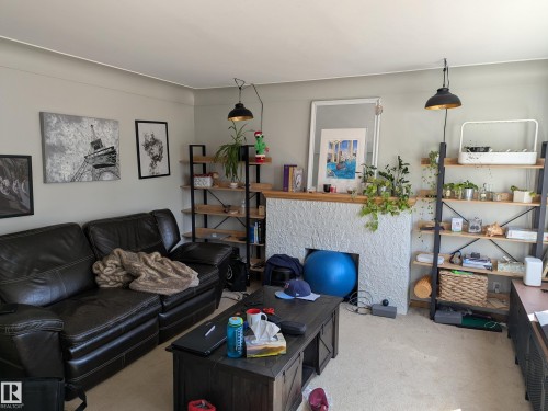 10838 64 Avenue, Edmonton, AB - Indoor Photo Showing Living Room