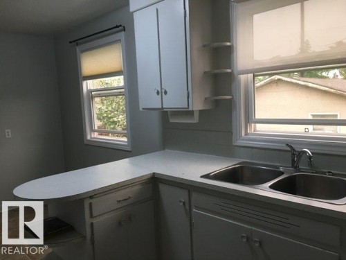 10838 64 Avenue, Edmonton, AB - Indoor Photo Showing Kitchen With Double Sink