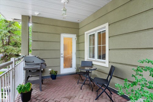 105 10333 112 Street, Edmonton, AB - Outdoor With Deck Patio Veranda With Exterior
