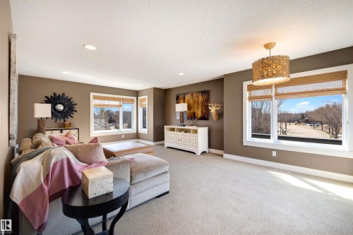 2464 Cameron Ravine Drive, Edmonton, AB - Indoor Photo Showing Living Room