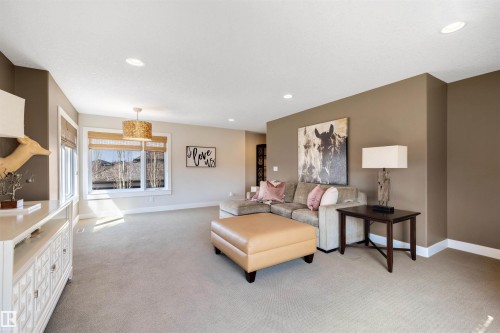 2464 Cameron Ravine Drive, Edmonton, AB - Indoor Photo Showing Living Room