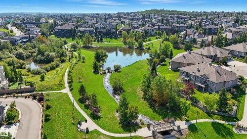 Ponds and streams just across 23 Ave (1.5 blocks south) - 1198 Hollands Way, Edmonton, AB - Outdoor With View