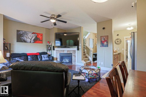 12849 133 Street Nw, Edmonton, AB - Indoor With Fireplace