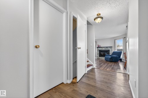 3584 42 Street, Edmonton, AB - Indoor Photo Showing Other Room With Fireplace