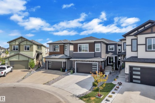 Contemporary residential architecture featuring multi-story designs - 1809 18A Avenue, Edmonton, AB - Outdoor With Facade
