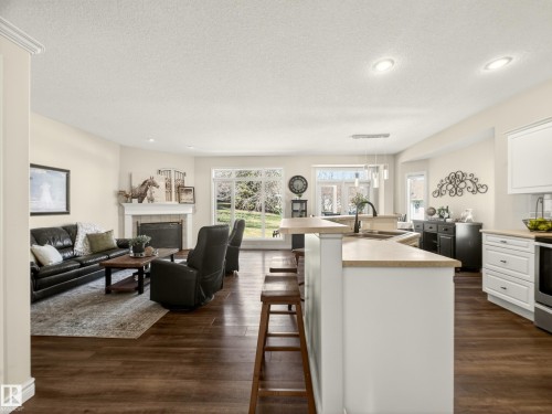7 Oakbay Point(E), St. Albert, AB - Indoor With Fireplace