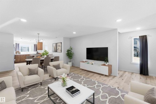 *Staged photo - 22371 93 Avenue, Edmonton, AB - Indoor Photo Showing Living Room