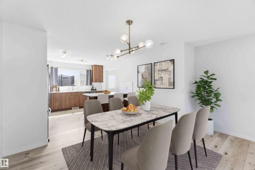 *staged photo - 22371 93 Avenue, Edmonton, AB - Indoor Photo Showing Dining Room