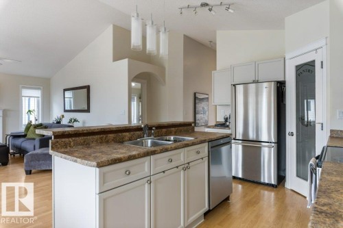 94 Eastgate Way, St. Albert, AB - Indoor Photo Showing Kitchen With Double Sink