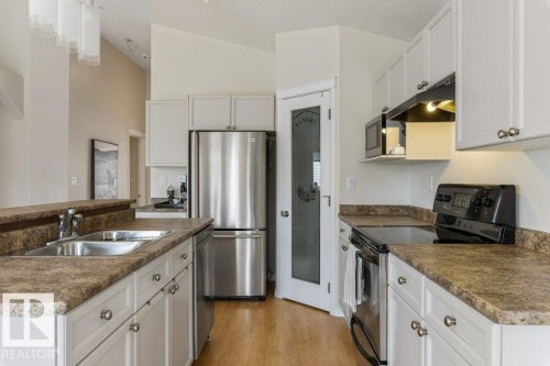 94 Eastgate Way, St. Albert, AB - Indoor Photo Showing Kitchen With Double Sink