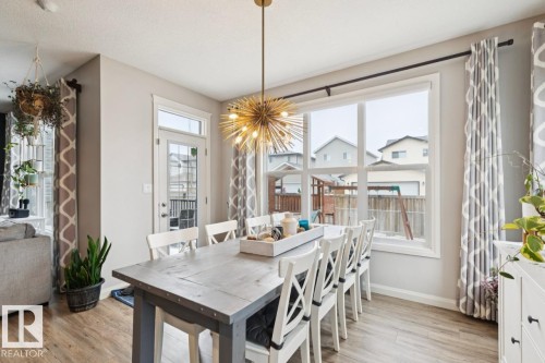 1351 Secord Landing Landing, Edmonton, AB - Indoor Photo Showing Dining Room