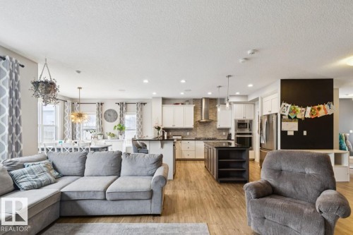 1351 Secord Landing Landing, Edmonton, AB - Indoor Photo Showing Living Room