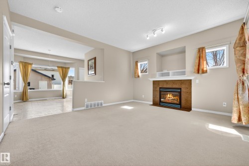 4989 Thibault Way, Edmonton, AB - Indoor With Fireplace