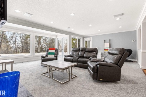 12420 Grand View Drive, Edmonton, AB - Indoor Photo Showing Living Room