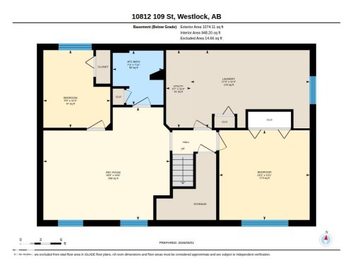 Floor plan - 10812 109 Street, Westlock, AB - Other
