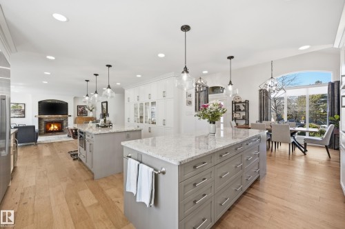 6 Cormack Crescent, Edmonton, AB - Indoor Photo Showing Kitchen With Upgraded Kitchen