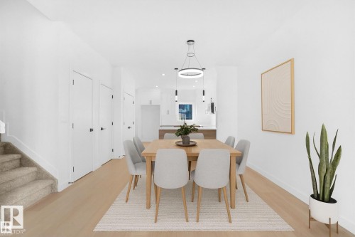 92 Blackbird Bend E, Fort Saskatchewan, AB - Indoor Photo Showing Dining Room