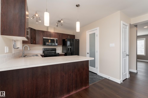 17 5260 Terwillegar Boulevard, Edmonton, AB - Indoor Photo Showing Kitchen With Double Sink