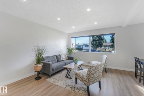 7404 82 Street, Edmonton, AB - Indoor Photo Showing Living Room