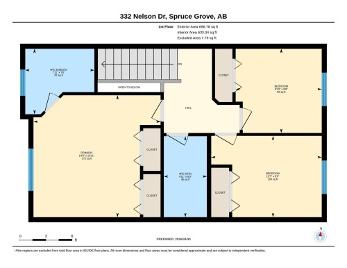 Floor plan - 332 Nelson Drive, Spruce Grove, AB - Other