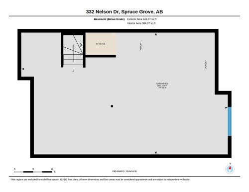 Floor plan - 332 Nelson Drive, Spruce Grove, AB - Other