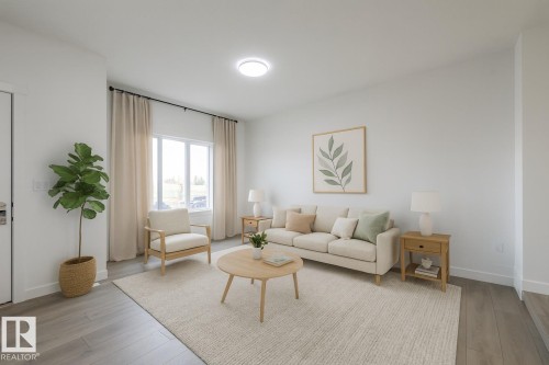 5230 Schonsee Drive, Edmonton, AB - Indoor Photo Showing Living Room
